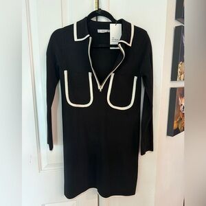 Zara Black Knit dress S